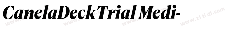 CanelaDeckTrial Medi字体转换 CanelaDeckTrial Medi字体转换